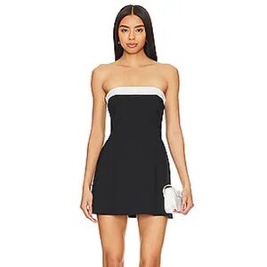 Amanda Uprichard Kerry Strapless Skort Romper S
